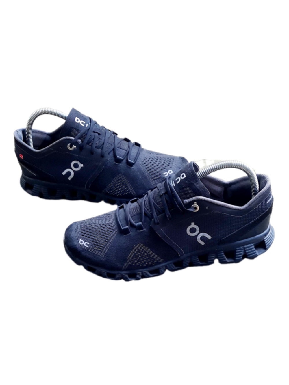 On Cloud X Women's Running Training Shoes Black/Asphalt Size 8.5